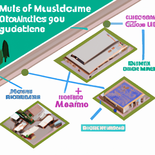 מפת המוזיאון, כולל מידע על נגישות ושירותים