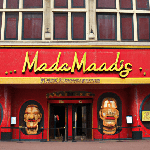 הכניסה של מאדאם טוסו אמסטרדם, מקדמת את פני המבקרים לעולם השעווה